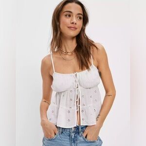 American Eagle Tie Fromt Cami